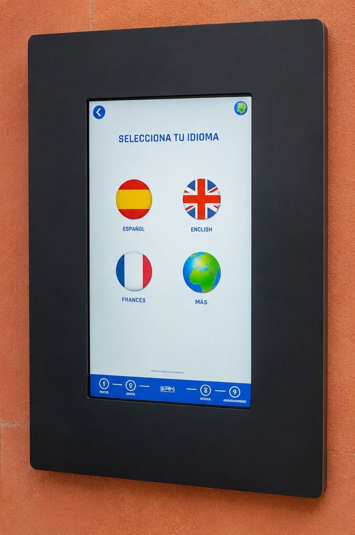 Pantalla táctil contactless